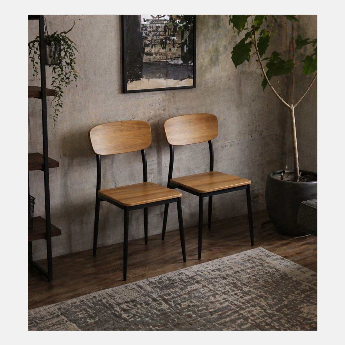 ダイニングチェア2脚セット シャイン2脚セット