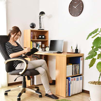 【幅120】大容量収納付きデスク パレスト