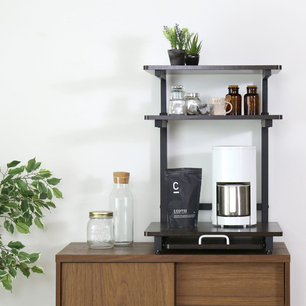 ブラック冷蔵庫 上段棚付き 71Sk8N1aOXL._AC_UL210_SR210,