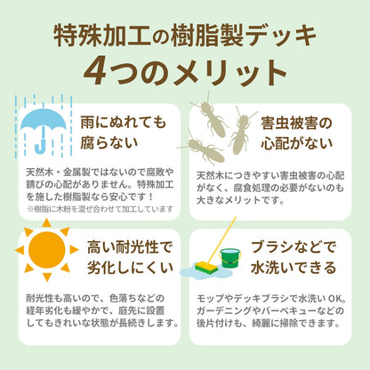 ウッドデッキ｜デッキコーナーフェンス