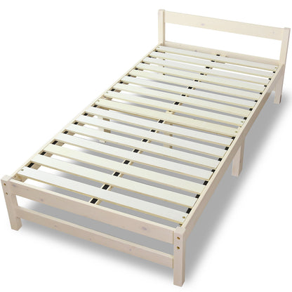 シングルベッド ベッドフレーム シングル 天然木パイン材使用 サニー 分割 S