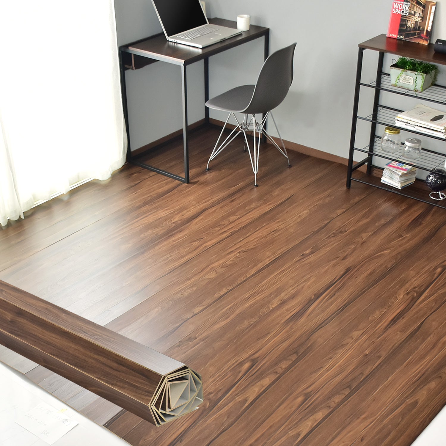 ウッドカーペット 4.5畳用 江戸間4.5畳用 261x260cm DIY フローリング 