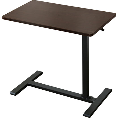 サイドテーブル リフティングテーブル 昇降テーブル ガス圧 無段階 隠しキャスター 完成品 リブラ 70×40