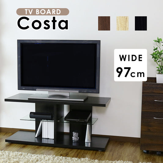 幅103cm テレビ台 テレビスタンド テレビボード 40インチ対応 収納棚 コスタ